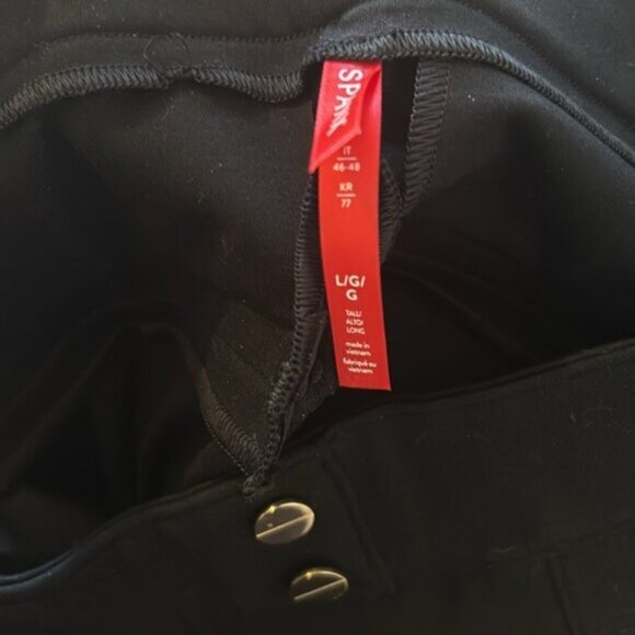 Spanx Women's Black Perfect Ankle Pants Size Large - Picture 5 of 5